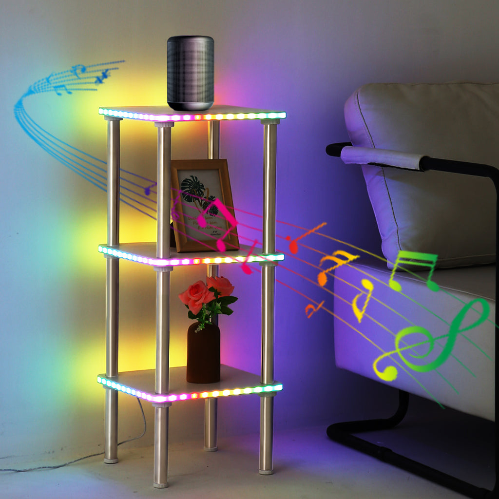 floor lamp shelf remote control music rhythm