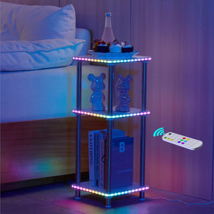 floor lamp shelf with remote control