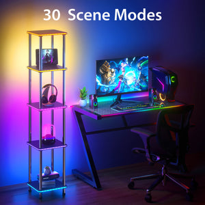 floor lamp shelf has 30 scene color modes